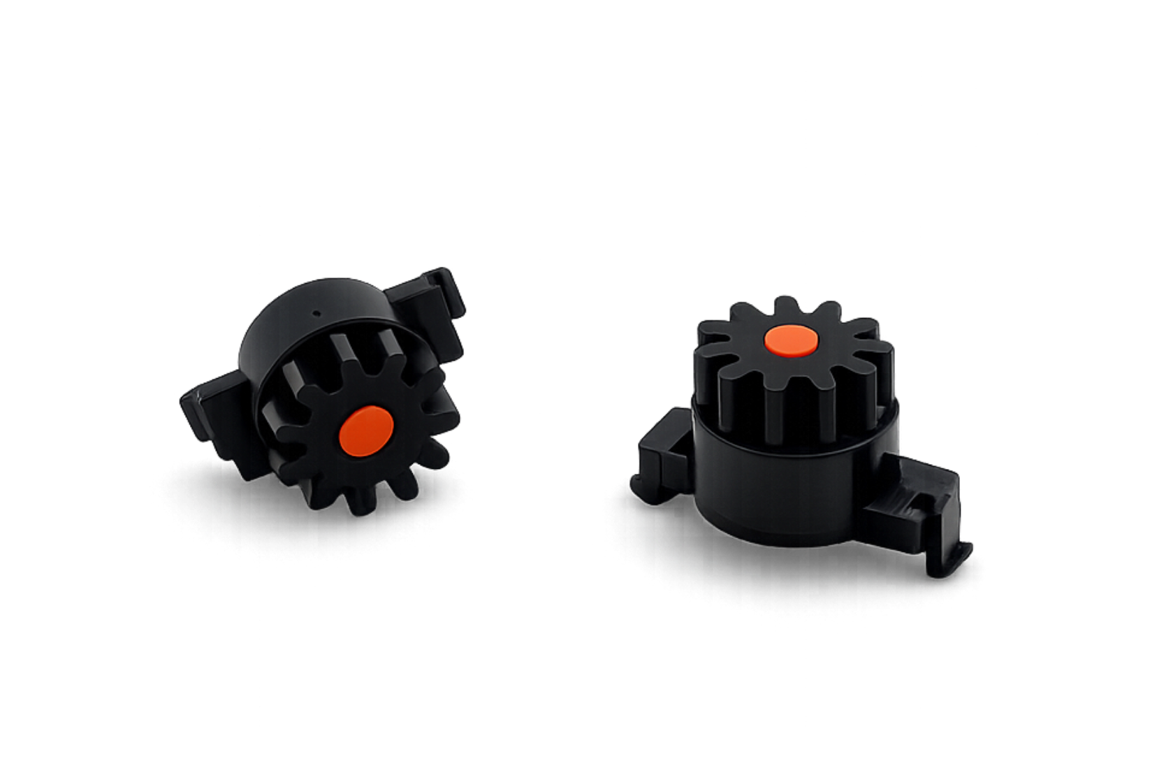 Mini ammortizzatore rotativo con fissaggio posteriore
